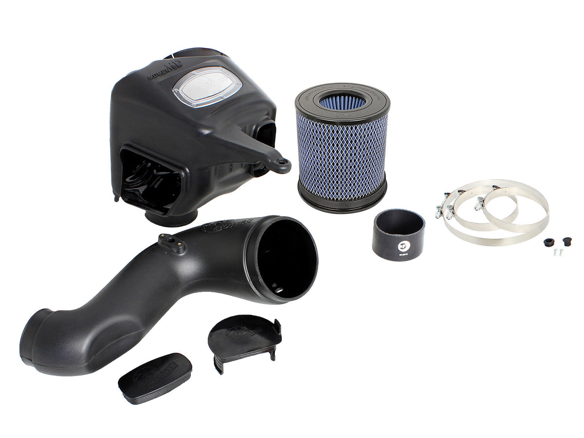 Momentum HD Cold Air Intake System w/ Pro 10R Filter Dodge Diesel Trucks 03-07 L6-5.9L (td) aFe Power-4