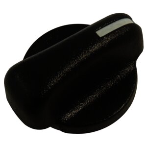 HVAC Control Knob for 1999-2006 Jeep TJ Wrangler, Black Plastic Crown Automotive-2