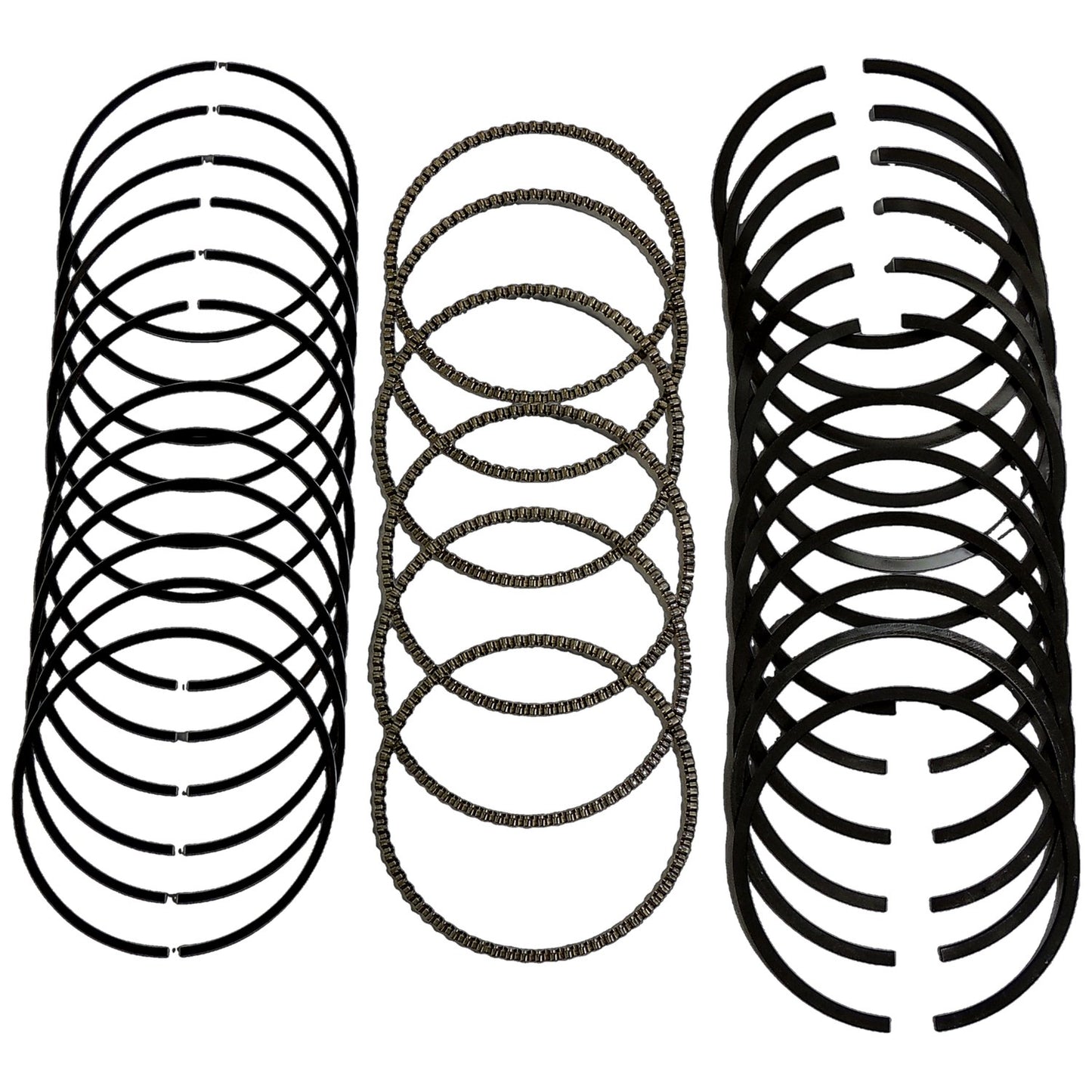 Std. Piston Ring Set for Jeep Liberty, 05-10 Grand Cherokee, Commander w/ 3.7L Crown Automotive-2