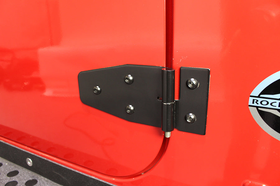 JEEP CJ/YJ/TJ Lower Door Hinge Pair 76-06 CJ and Wrangler YJ/TJ Powdercoat Black Kentrol-7
