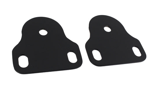 Jeep CJ/YJ Interior Windshield Brackets Pair 76-95 CJ and Wrangler YJ Powdercoat Black Kentrol-1