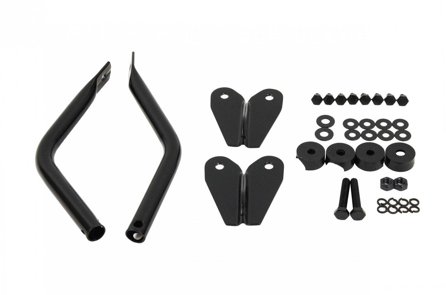 Jeep CJ Mirror Kit Pair 55-86 CJ Powdercoat Black Kentrol-2