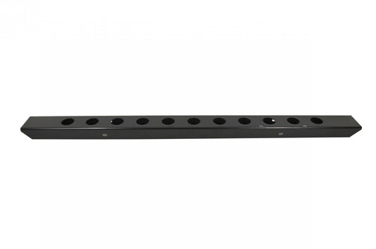 Jeep CJ 54 Inch Front Bumper with holes 45-86 CJ Powdercoat Black Kentrol-1