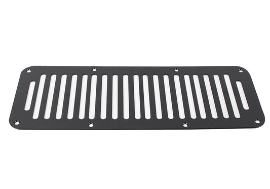 Jeep YJ Hood Vent 8 Holes 87-95 Wrangler TJ Powdercoat Black Kentrol-1