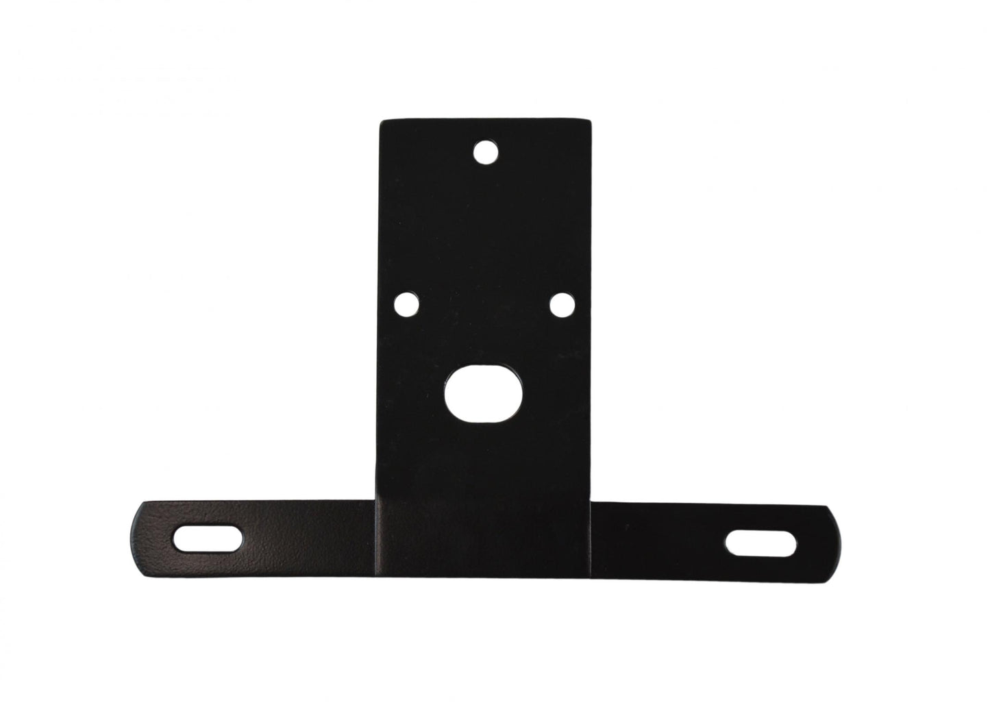 Jeep CJ License Plate Bracket 76-86 CJ Powdercoat Black Kentrol-3
