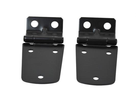 Jeep TJ Hood Hinge Pair 97-06 Wrangler TJ Powdercoat Black Kentrol-1