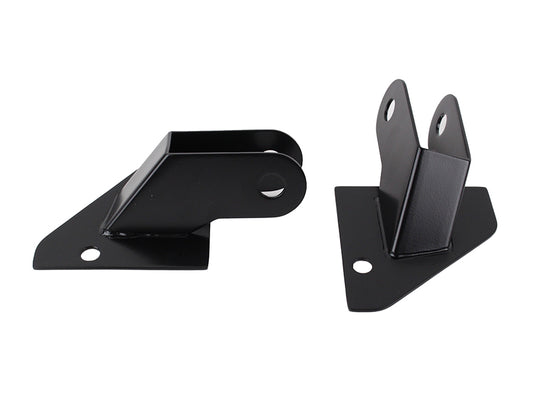 Jeep YJ Mirror Relocation Bracket Pair 87-95 Wrangler TJ Powdercoat Black Kentrol-1