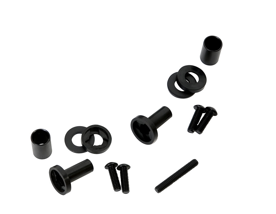 Jeep YJ Mirror Relocation Bracket Pair 87-95 Wrangler TJ Powdercoat Black Kentrol-4