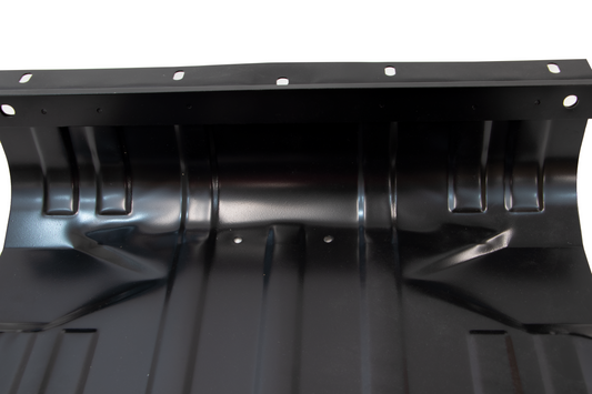 Jeep CJ/YJ Gas Tank Skid Plate W/Strap for 76-90 CJ/Wrangler YJ Black Stainless Kentrol-1