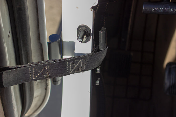 Kentrol Jeep CJ/YJ Door Strap Pins Pair 76-95 CJ and Wrangler YJ Powdercoat Black Kentrol