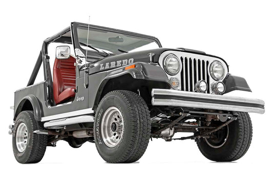 Front Shackle Reversal Kit Jeep CJ5/CJ7 7 4WD (1976-1986) Rough Country-1