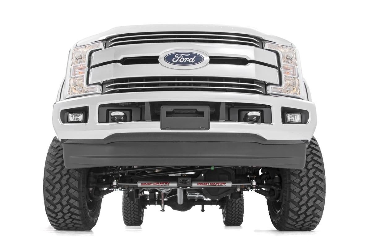 Rough Country 4.5 Inch Suspension Lift Kit w/Front Drive Shaft 17-19 F-250/350 4WD 4 Inch Axle Diesel Rough Country