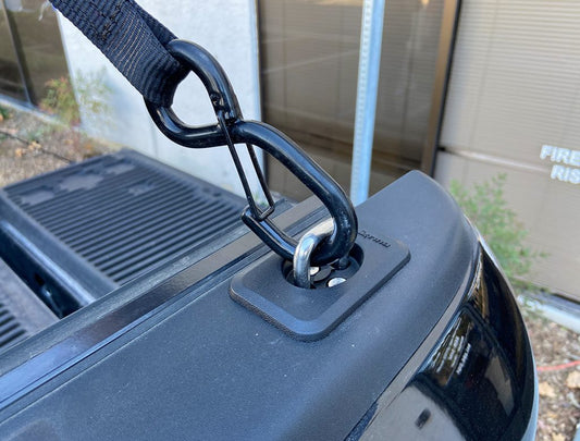Raised Fit Retractable Tie-Down Anchors 2009+ Dodge RAM 1500/2500/3500 '14 -19 Toyota Tundra CrewMax 22'+ Hyundai Santa Cruz Bul SpeedStrap-1