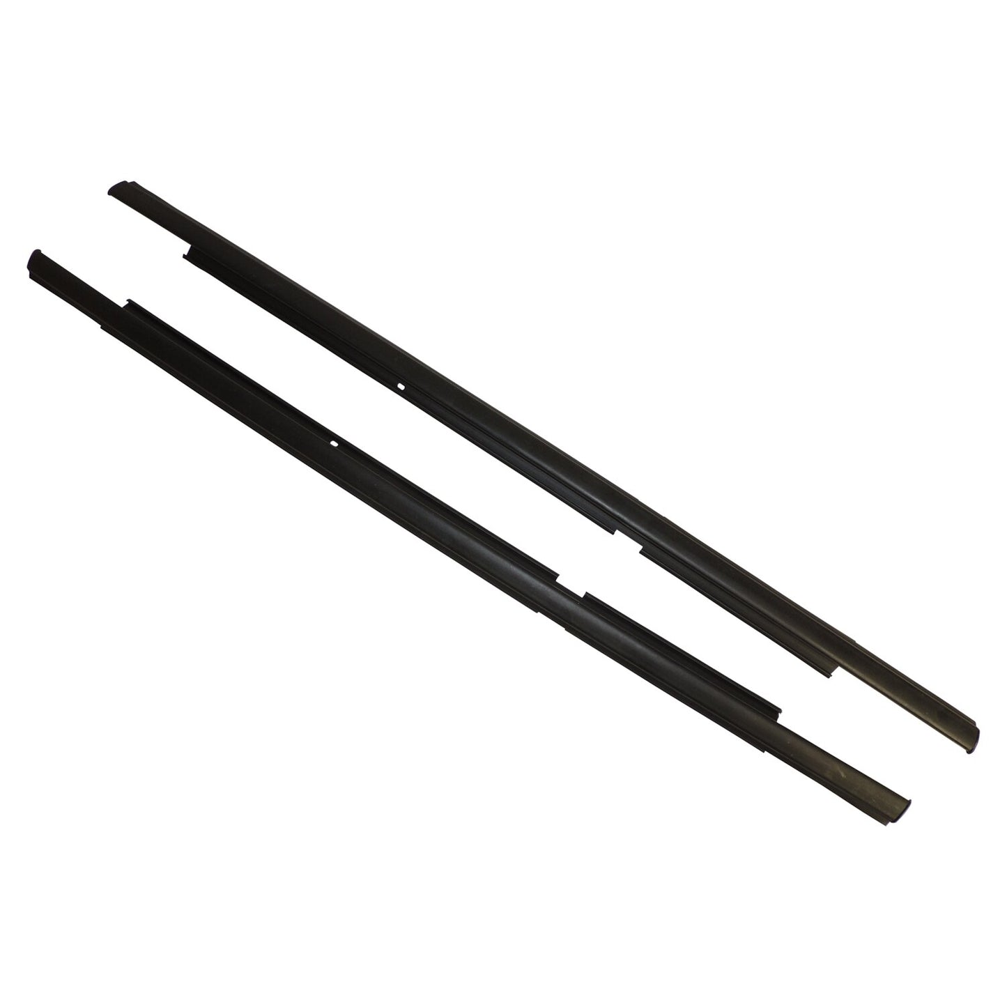 Rear Outer Door Glass Weatherstrip Set for 2007-2017 Jeep MK Compass Crown Automotive