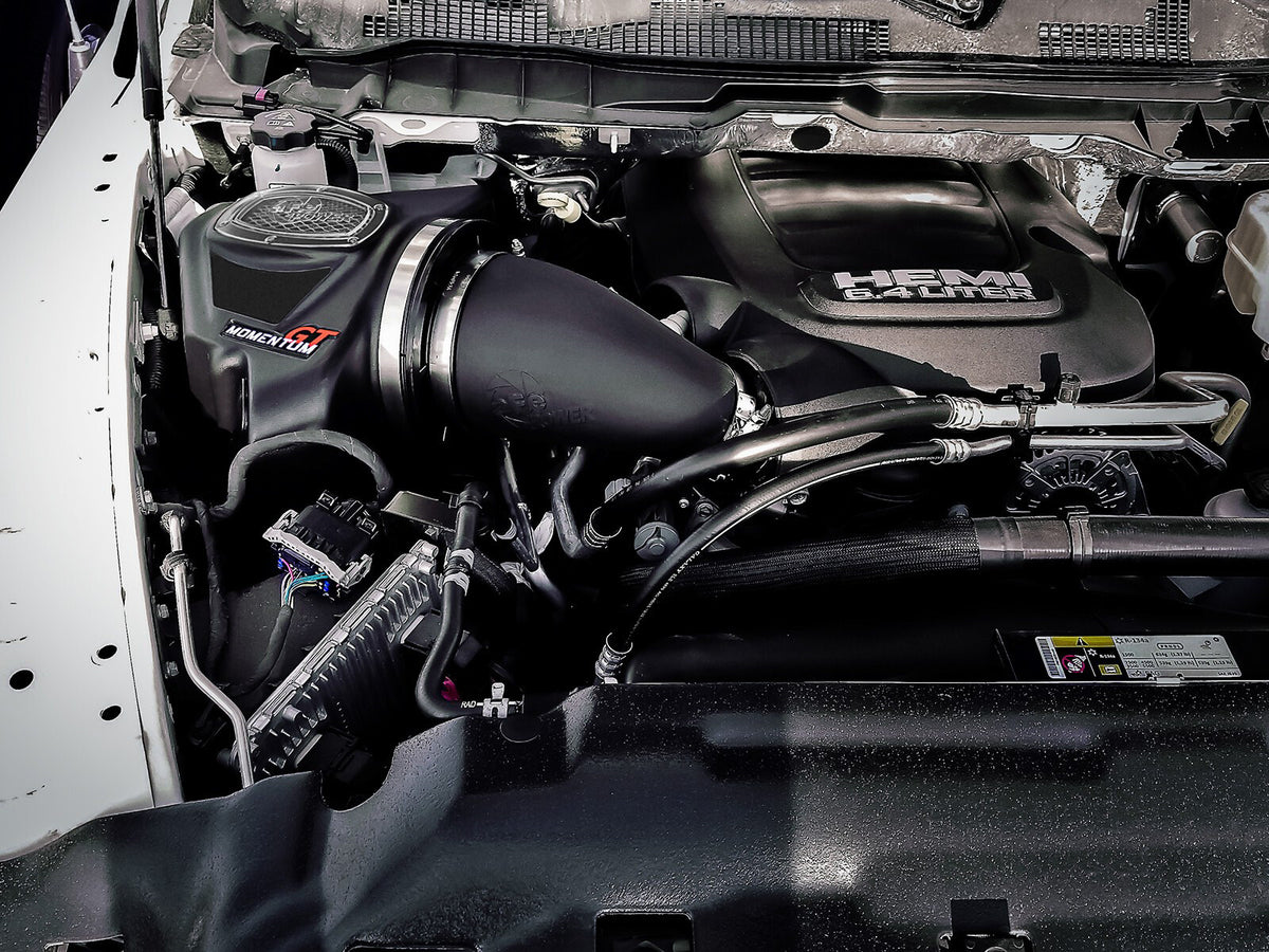 Momentum GT Cold Air Intake System w/ Pro Dry S Filter Ram 2500 / Wagon / 3500 17-18 V8-6.4L Hemi aFe Power-6