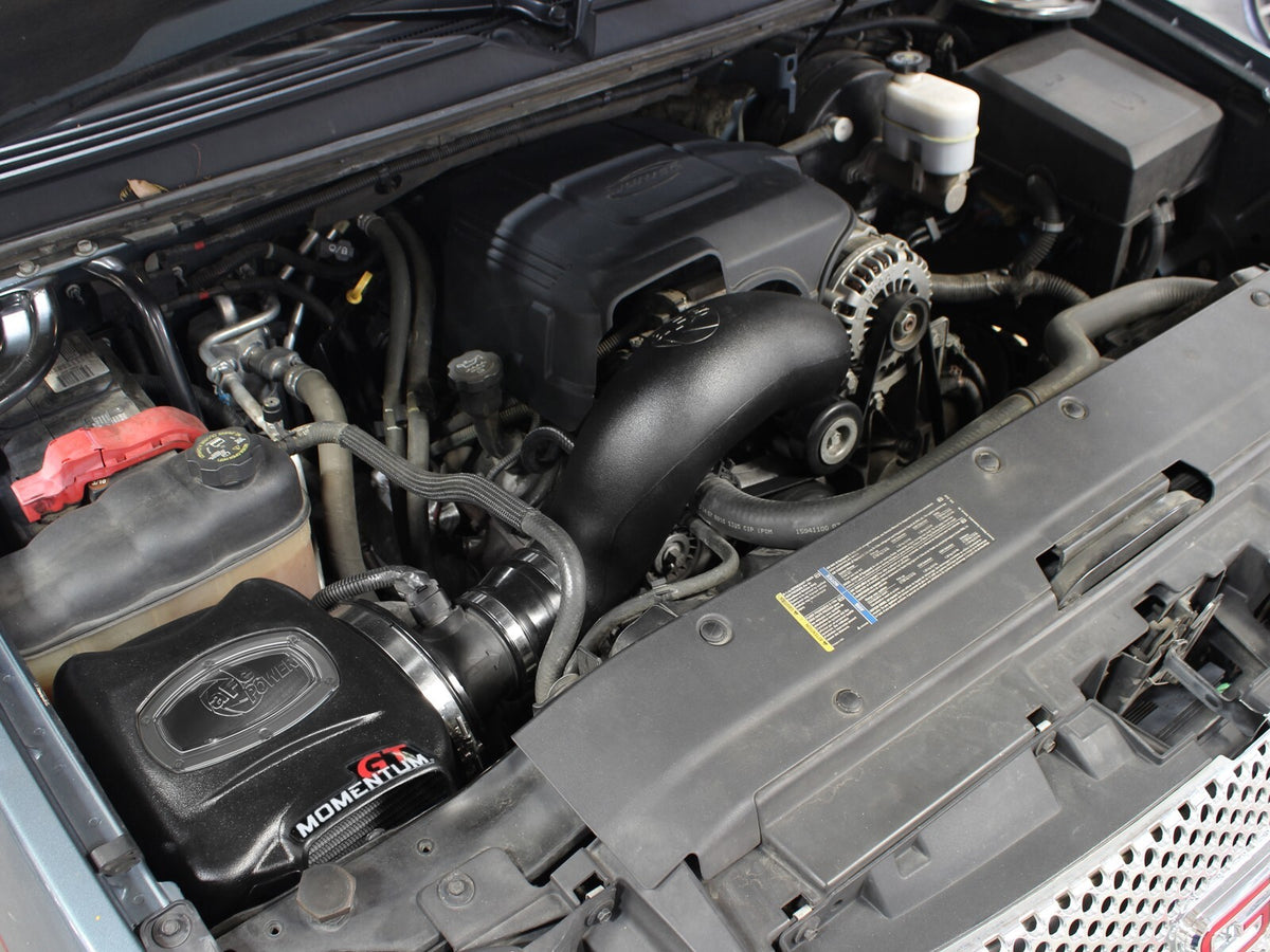 Momentum GT Cold Air Intake System w/ Pro Dry S Filter GM Trucks/SUVs 07-08 V8-4.8L/5.3L/6.0L/6.2L (GMT900) aFe Power-5