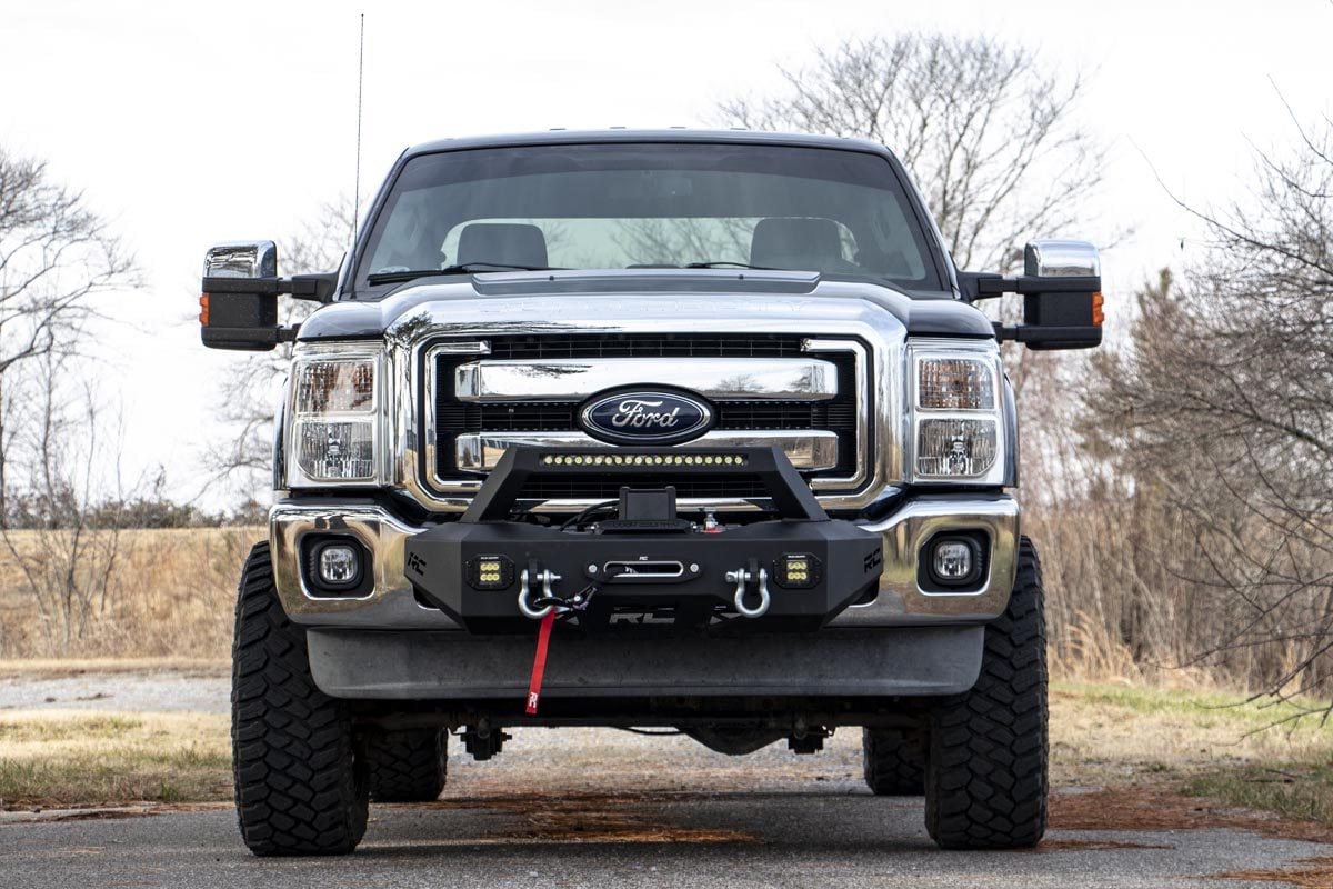 EXO Winch Mount Kit Ford F-250/F-350 Super Duty 2WD/4WD (2011-2016) Rough Country-5