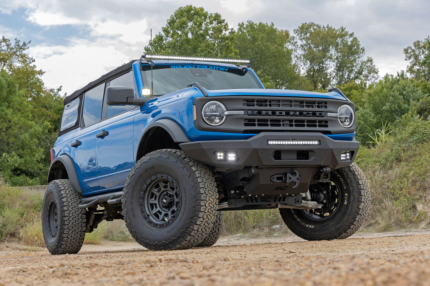 Hidden Winch Mount All Models Ford Bronco 4WD (2021-2025) Rough Country-5