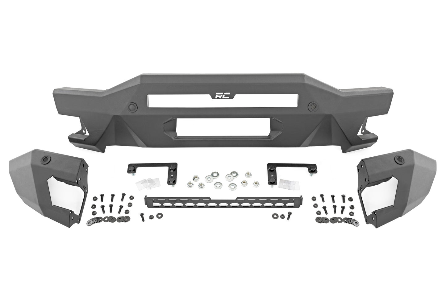 Front Bumper Modular Full Wings DRL Ford Bronco 4WD (2021-2025) Rough Country-5