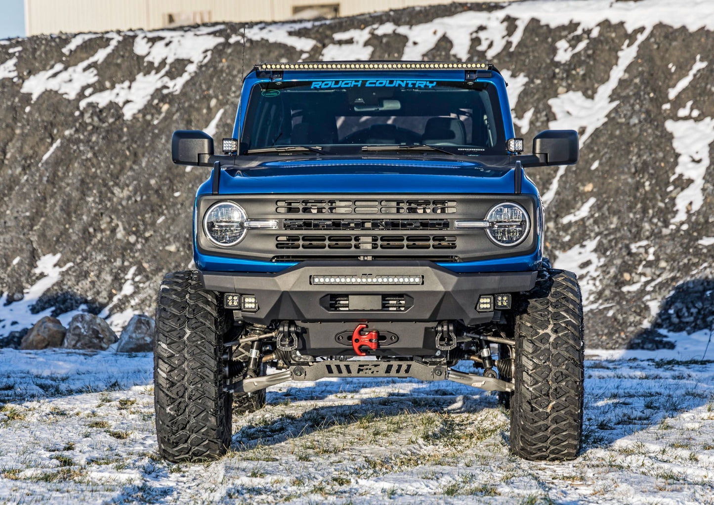7 Inch Lift Kit 4-Door Base Ford Bronco 4WD (2021-2025) Rough Country-5
