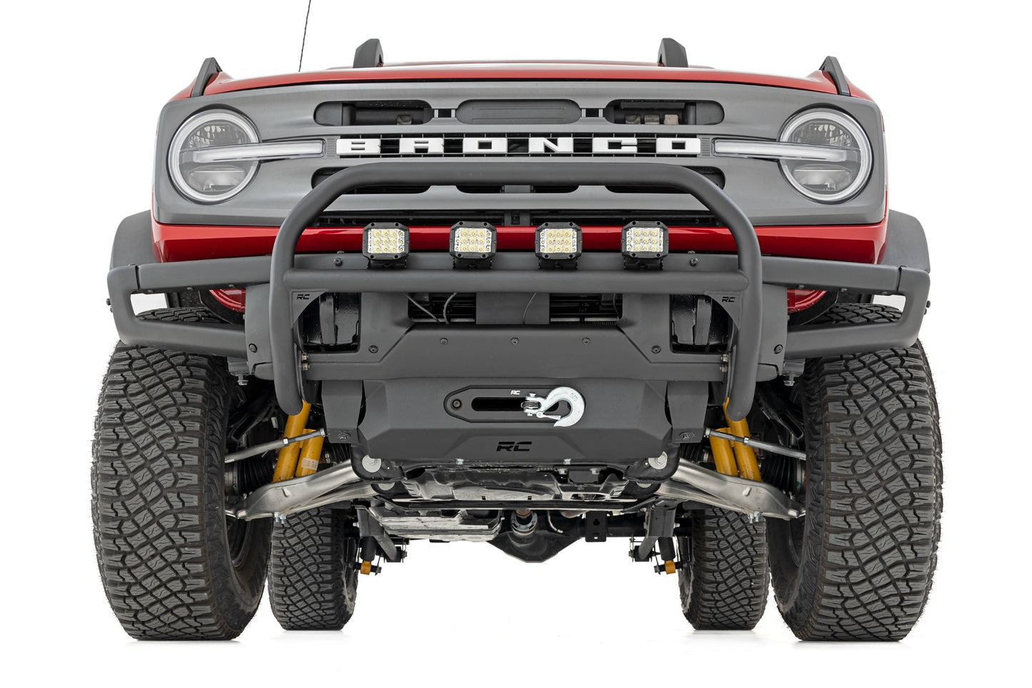 Rough Country Nudge Bar OE Modular Steel Ford Bronco 4WD 21-Up Rough Country