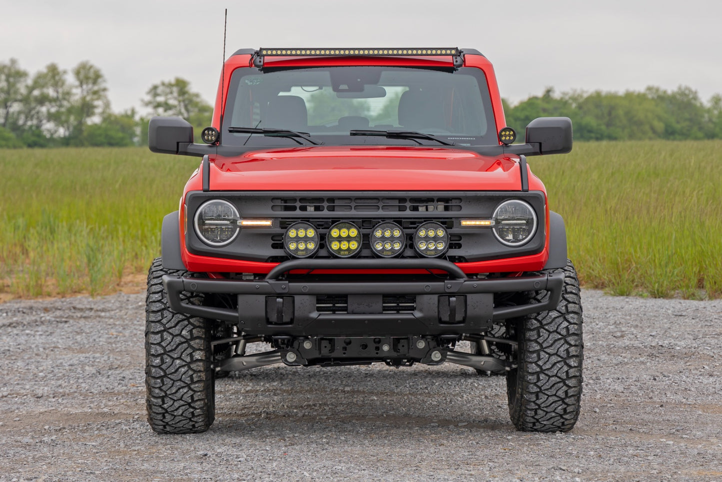 Light Bar Mount OE Modular Steel Ford Bronco 4WD (2021-2025) Rough Country-5