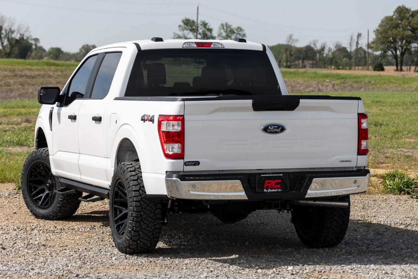 SRL2 Adj Aluminum Step Crew Cab Ford F-150/Lightning/F-250/F-350/Raptor (15-26) Rough Country-5