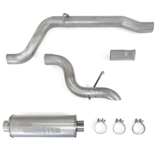 Monster Exhaust for 18-23 Jeep Wrangler JL 2.0L, 4-Door Banks Power-1