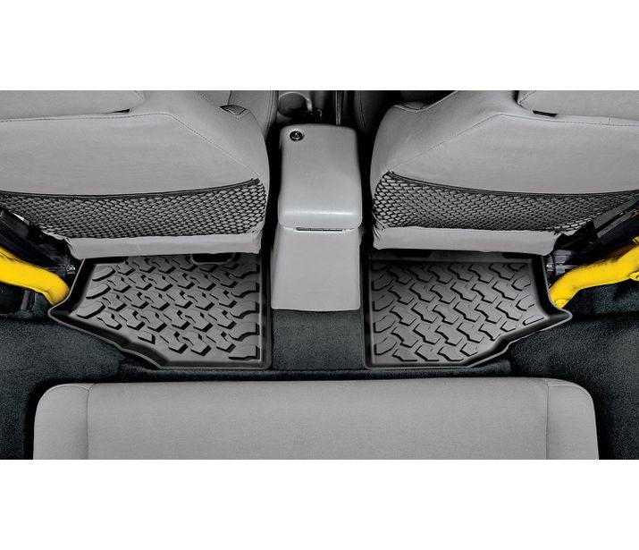 Jeep Wrangler Floor Mats Rear For Jeep 1997-2006 Wrangler TJ Black Pair Bestop