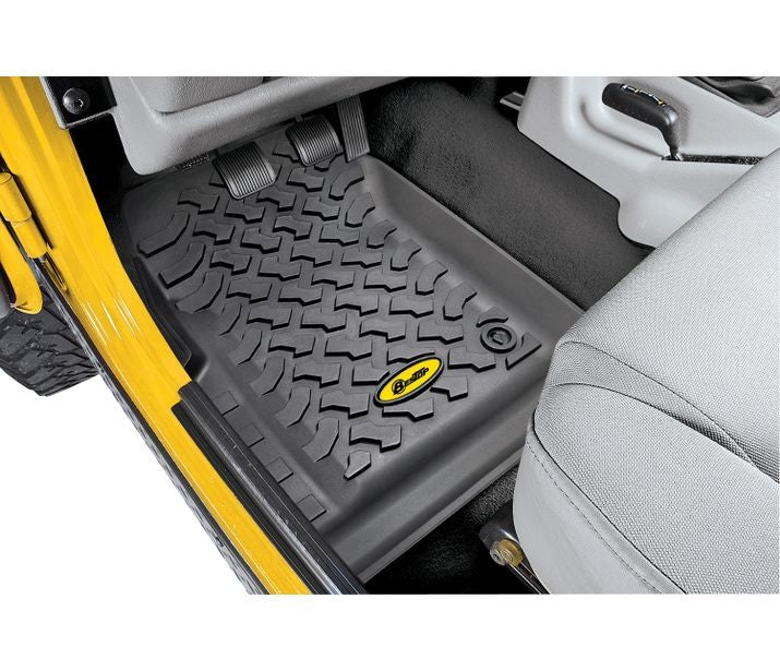 Jeep Floor Mats Front For Jeep 1976-1986 CJ7 Black Pair Bestop