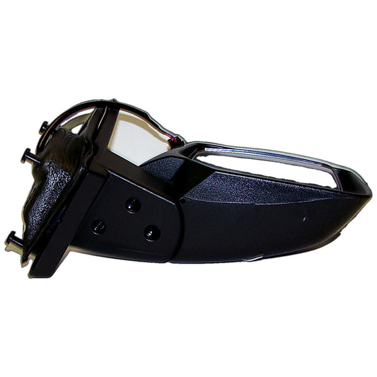 Black ; Right Power, Manual Folding Mirror for Jeep 2007-2010 MK Patriot Crown Automotive-1