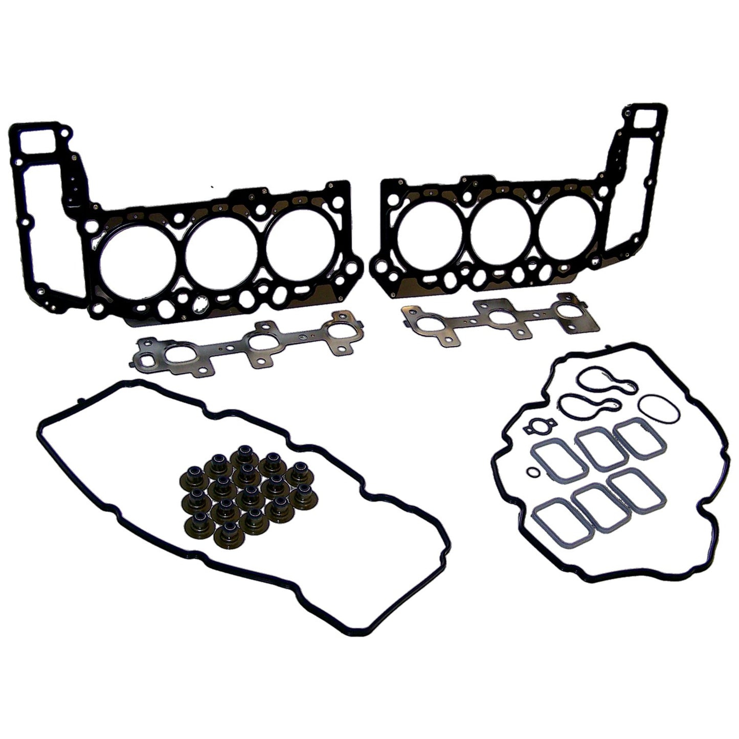 Upper Engine Gasket Set for Select 05-06 Jeep KJ, WK, XK w/ 3.7L Engine Crown Automotive-2