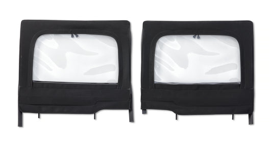 Jeep Half Doors HighRock 4x4 Element Upper Fabric Half Doors For Jeep 2020-2024 Gladiator Rear Pair Bestop-1