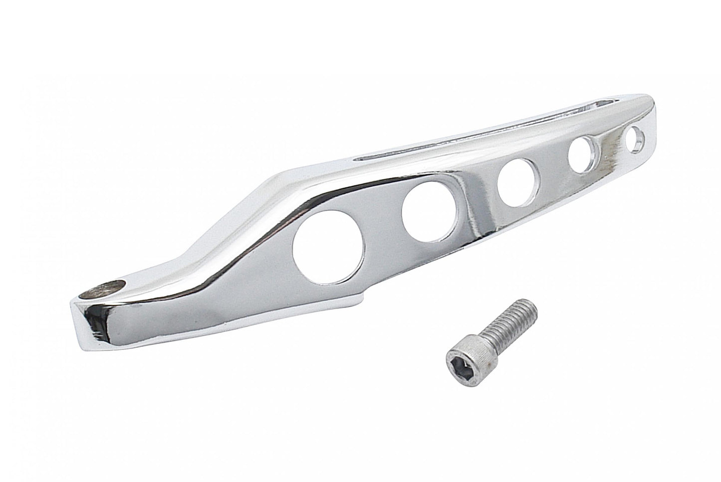 Alternator Bracket Chrome Top Mount Style Fits 1976-1984 Chevrolet 262-400 Gen I Small Block V8 with Long Water Pump Mr Gasket
