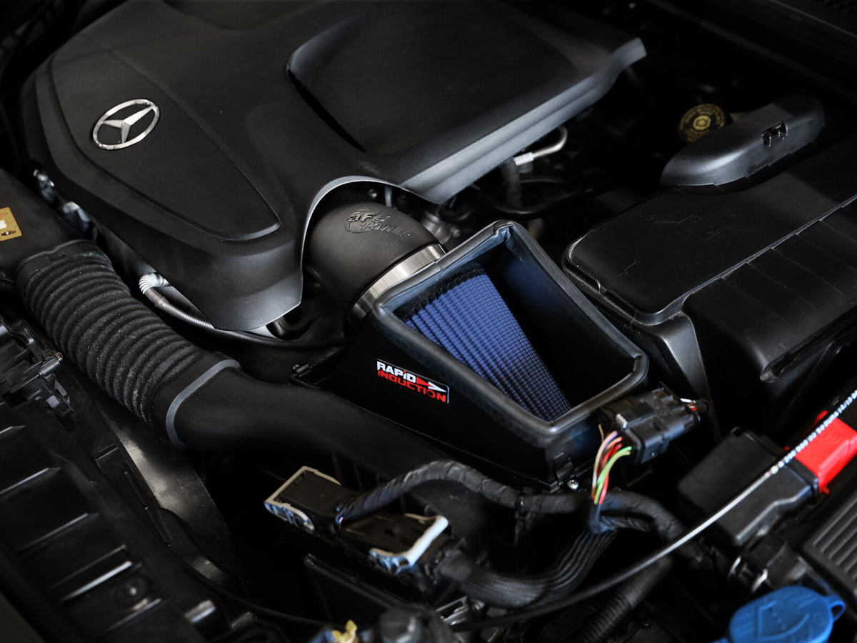 Rapid Induction Cold Air Intake System w/ Pro 5R Filter Mercedes-Benz CLA250 14-19 L4-2.0L (t) aFe Power-5