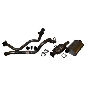 Exhaust Kit for 1987-1992 Jeep YJ Wrangler w/ 2.5L Engine Crown Automotive-2