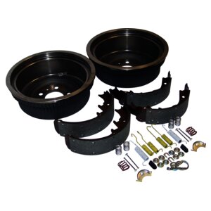 Rear Drum Service Brake Kit for Jeep XJ, MJ, YJ w/ 10 Inch x 2.5 Inch Drums Crown Automotive-2