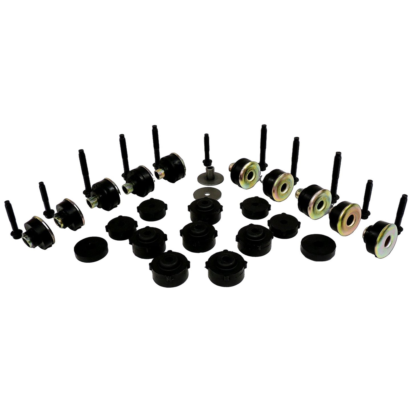 Body Mount Master Kit for 1987-1995 Jeep YJ Wrangler w/ Steel Body Crown Automotive-2