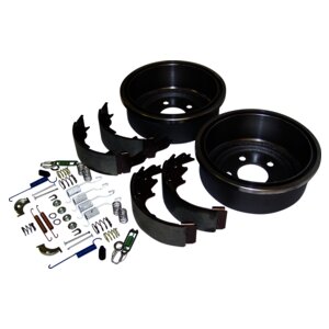 Rear Drum Brake Service Kit for 00-06 TJ Wrangler, XJ Cherokee w/ 9 Inchx2.5 Inch Drums Crown Automotive-2