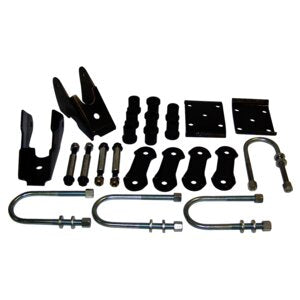 Rear Leaf Spring Mounting Kit for 87-95 Jeep YJ Wrangler w/ Dana 35 Rear Axle Crown Automotive-9