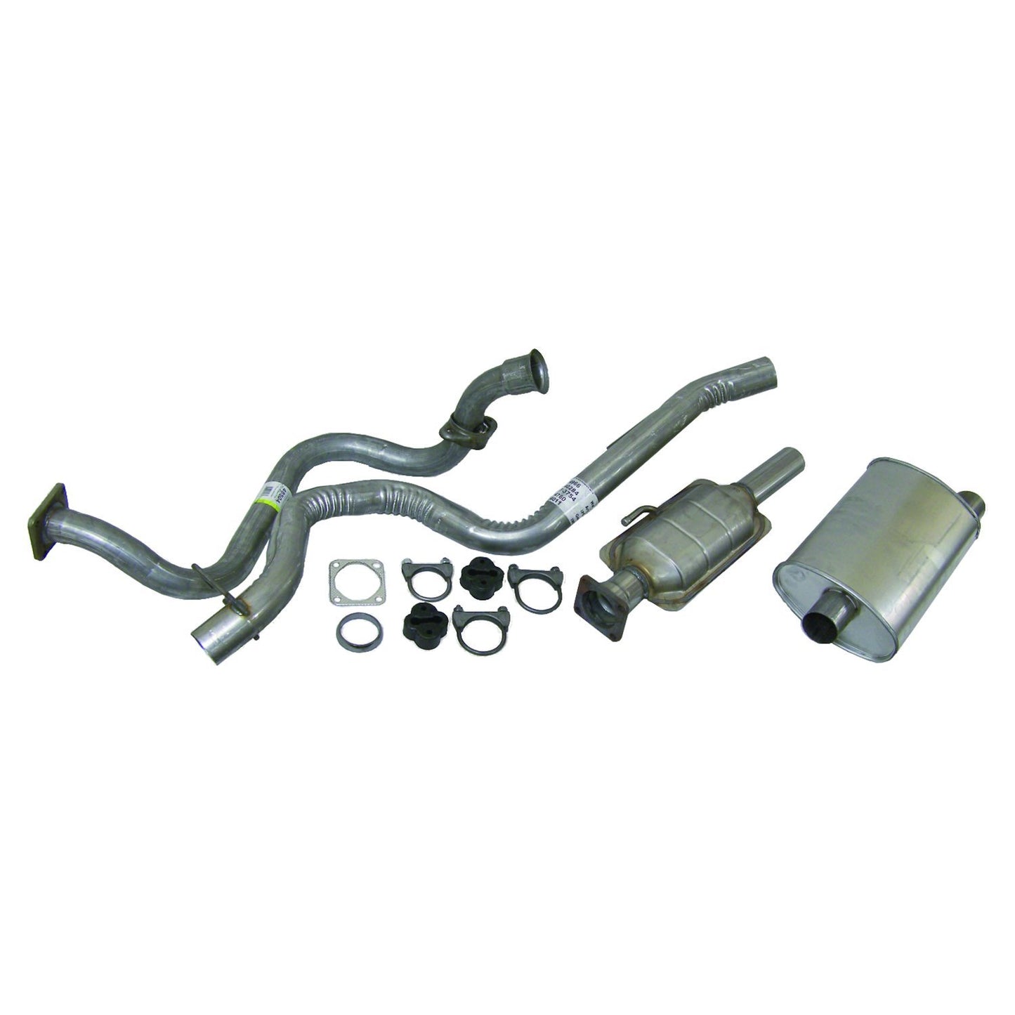 Exhaust Kit for 1991-1992 Jeep YJ Wrangler w/ 4.0L Engine Crown Automotive