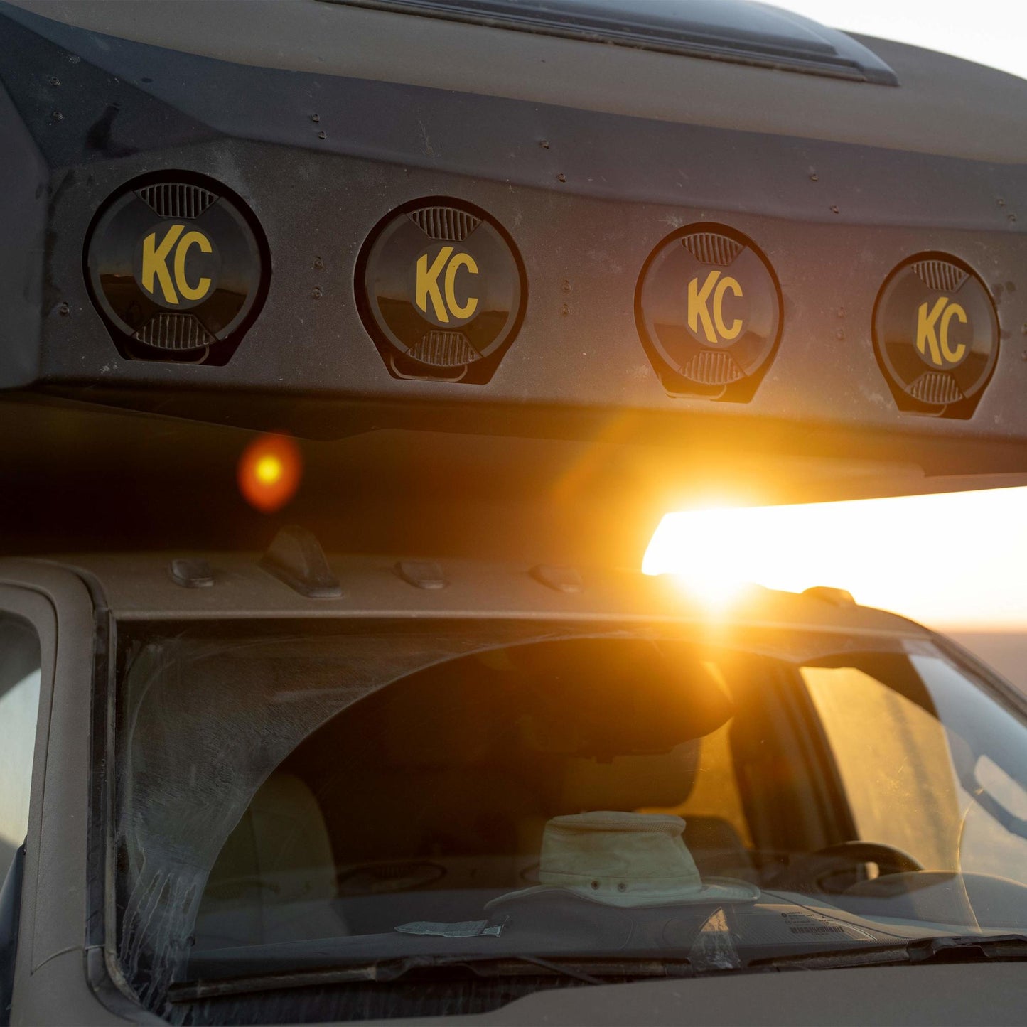 SlimLite 8 Inch LED Light Cover KC Hilites-52