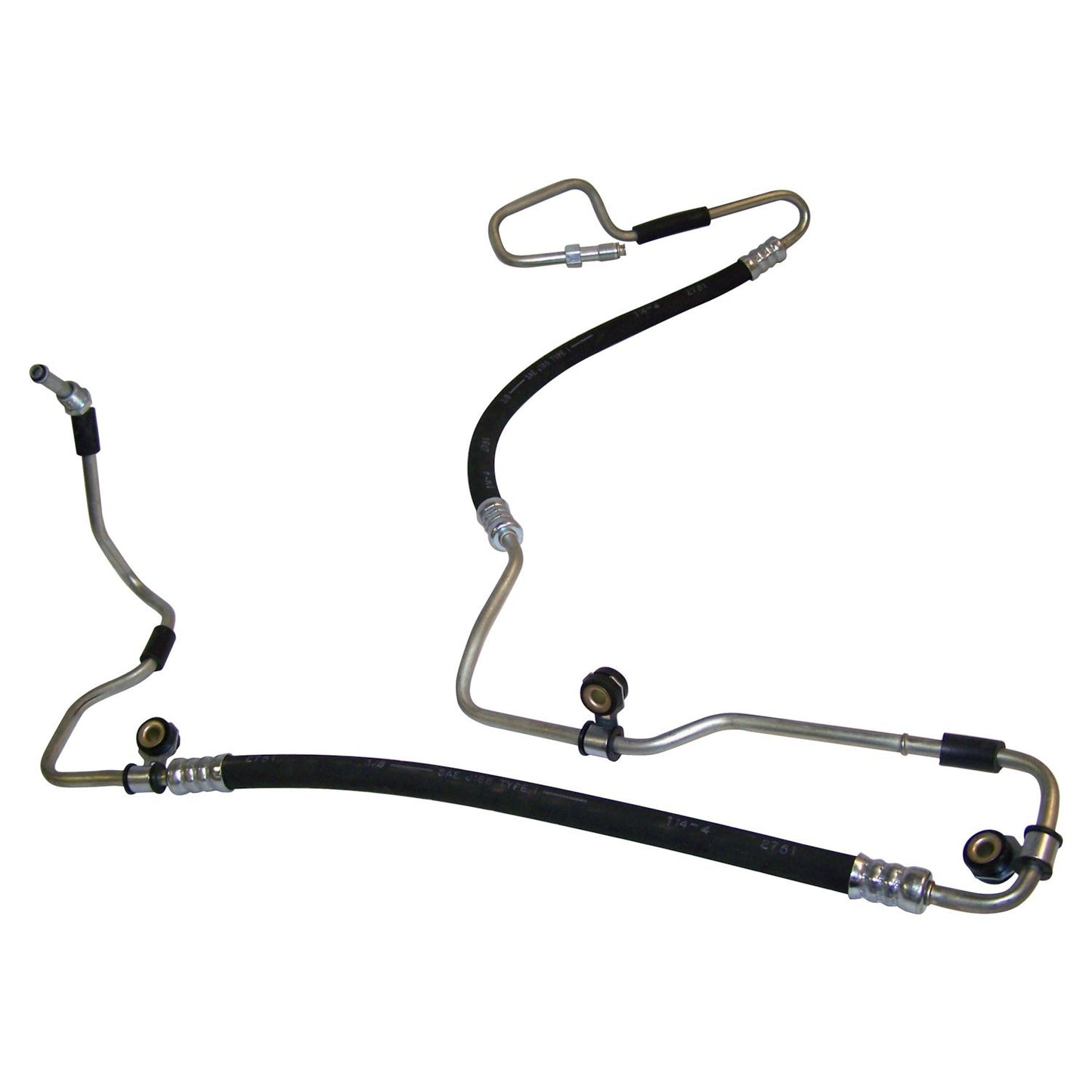 Power Steering Pressure Hose for 05-10 Jeep WJ, WJ, XK, XH w/ 3.7L, 4.7L Engines Crown Automotive
