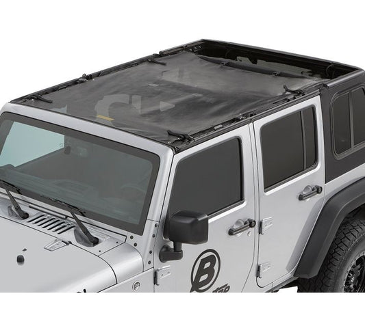Sun Extended Safari Style Bikini Top For Jeep 2007-2018 Wrangler JK 4 Door Bestop-1
