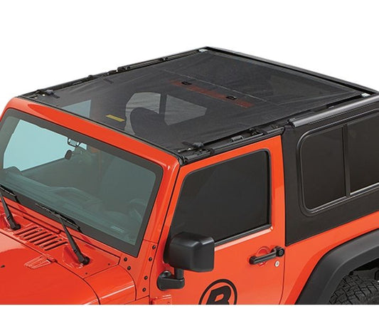 Sun Extended Safari Style Bikini Top For Jeep 2007-2018 Wrangler JK 2 Door Bestop-1