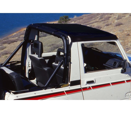 GEO Tracker/Suzuki Sidekick Bikini Top Strapless Standard Targa Style Bikini Top For Geo/Suzuki 1995-1998 Tracker/Sidekick Black Denim Bestop-1