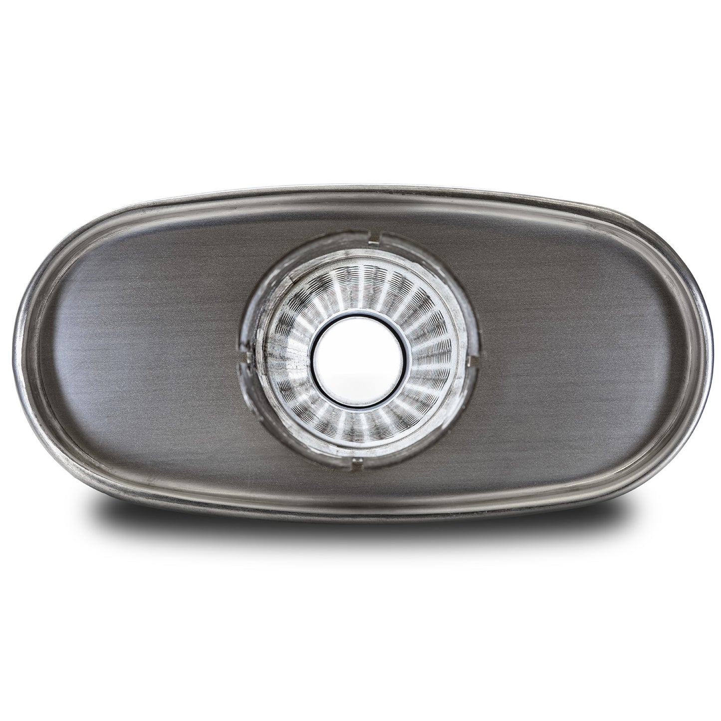 Stainless Steel Exhaust Muffler 2.5 Inch Inlet and Outlet W/adapter 91-99 Jeep 4.0L Banks Power-1