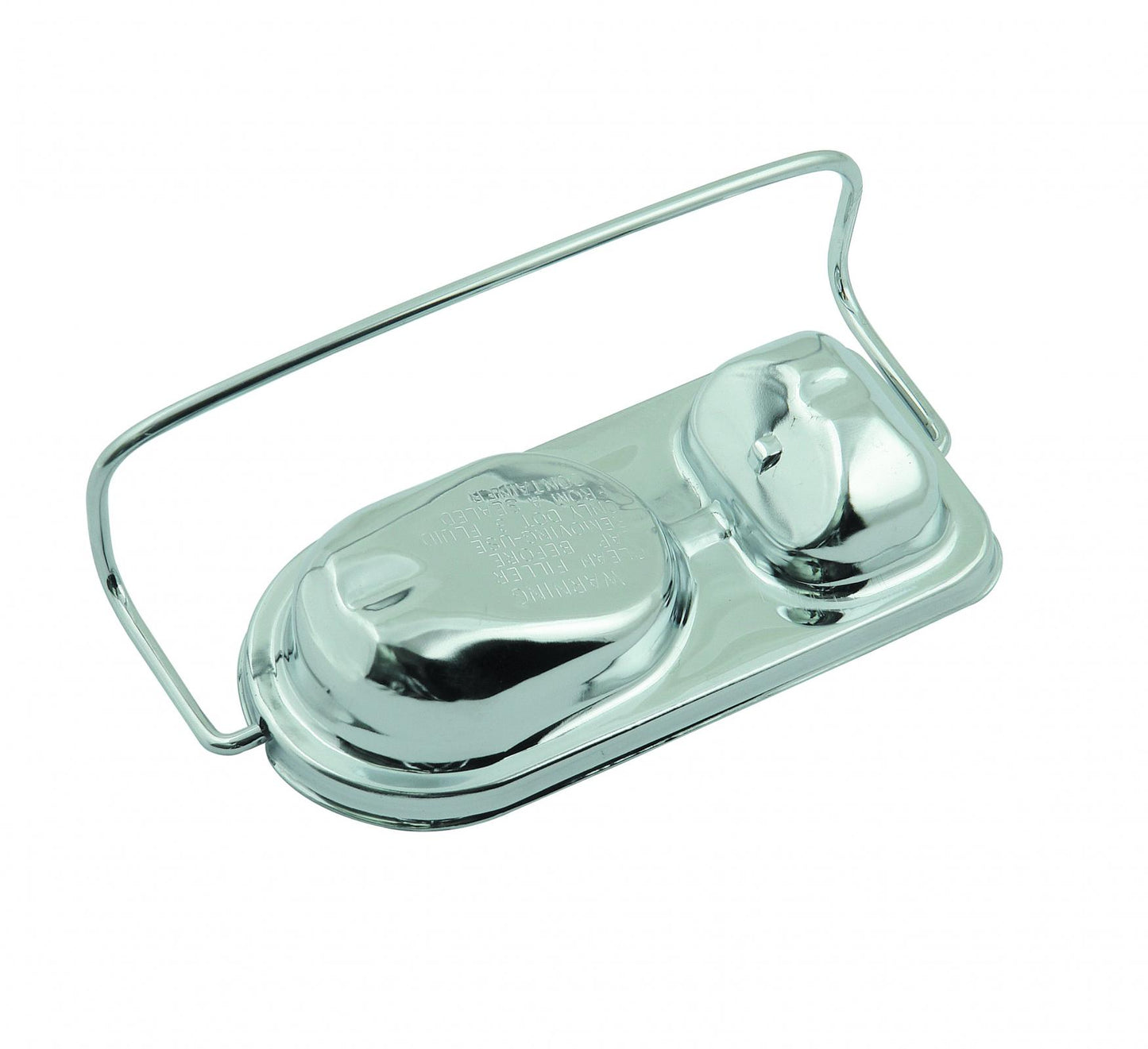 Chrome Master Cylinder Cover For Ford and 1968-1970 AMC with Factory Power Brakes & 4-Piston Calipers Mr Gasket