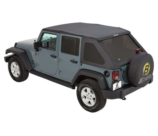 Replace-A-Top for Trektop Hardware For Jeep 2007-2018 Wrangler JK 4 Door Tinted Bestop-1