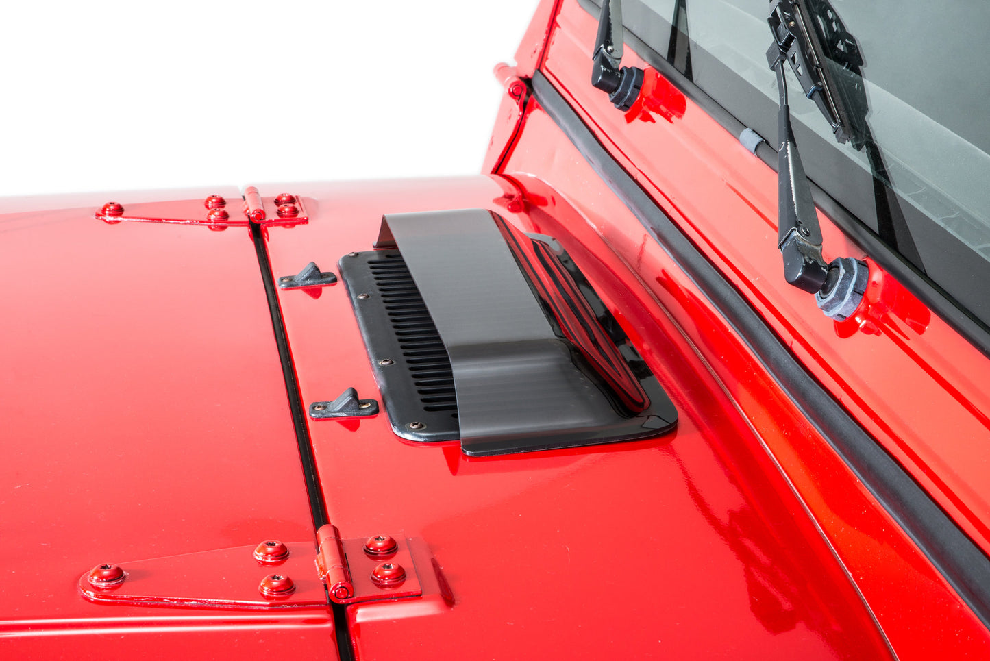 Acrylic Air Scoop for 1997-2006 Jeep Wrangler TJ, 1987-1995 Jeep Wrangler YJ, Dark Smoke Rampage